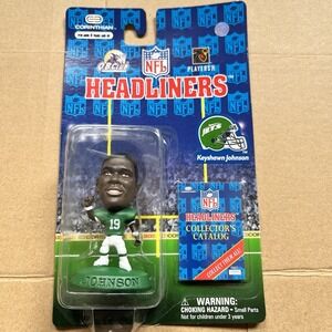 Keyshawn Johnson #19 NY Jets NFL Corinthian Headliners Figure 1997 New Sealed